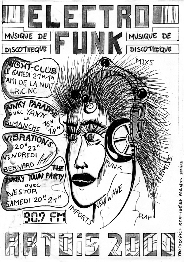 Affiches d'émissions sur Radio Artois 2000