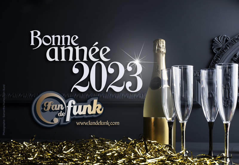 Carte de voeux gratuite Bonne année avec coupe de champagne